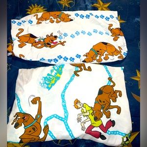 1999 Vintage Scooby Doo Fitted and Flat sheets